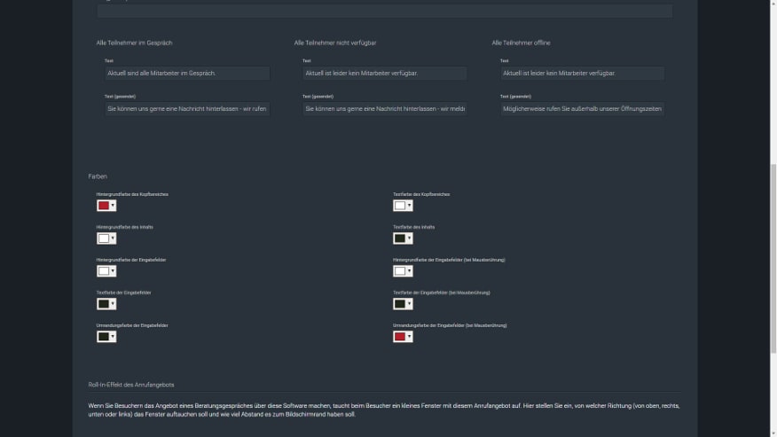 Anruf-Button individuell gestalten